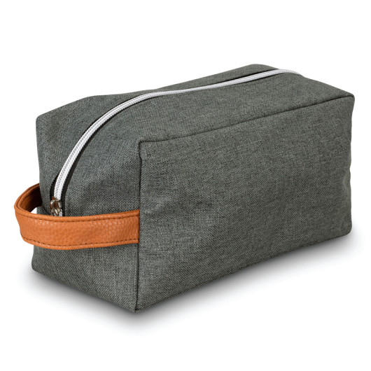 Promotional Austin Toiletry Bags Grey Brown